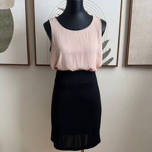 3/$10 Bundle of 2 Sleeveless Pink Top and Black Skirt Set